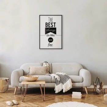 Plakat - The best things in life are free - obrazek 2