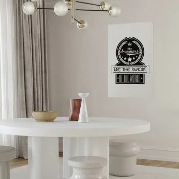 Plakat - The dreamers are the saviors of the world - obrazek 2