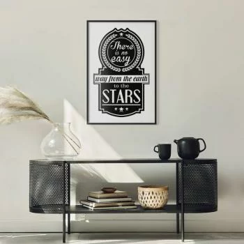 Plakat - There is no easy way from the earth to the stars - obrazek 2