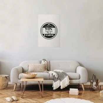 Plakat - Sometimes you win sometimes you learn - obrazek 2