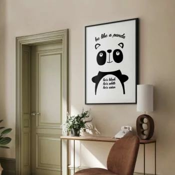 Plakat - Be like a panda - obrazek 2
