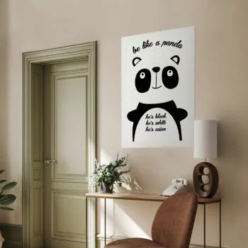Plakat - Be like a panda - obrazek 2