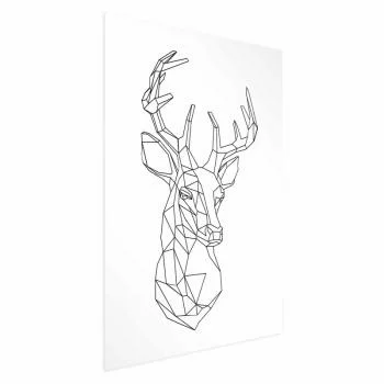 Plakat - Geometryczny jeleń