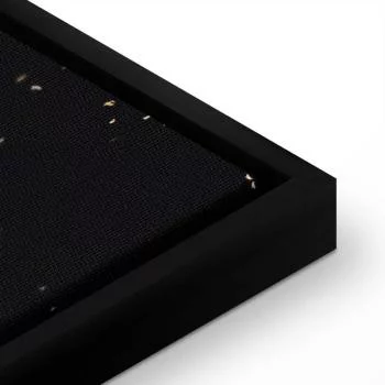 Obraz - Symetria figur (1-częściowy) - motyw graficzny w czarnym odcieniu - obrazek 8