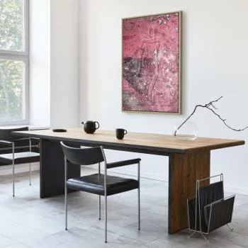 Obraz - Postać na różowym tle (1-częściowy) - kobieca sylwetka w marmurze - obrazek 7