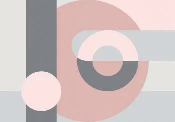 Fototapeta - Geometryczny wianuszek (różowy) - obrazek 6