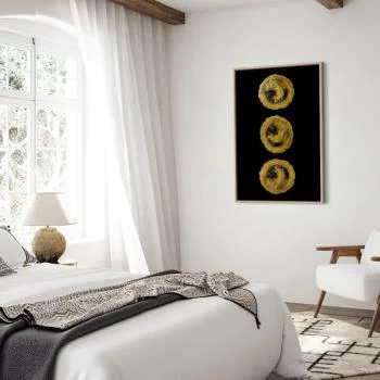 Obraz - Złote sęki (1-częściowy) pionowy - obrazek 6