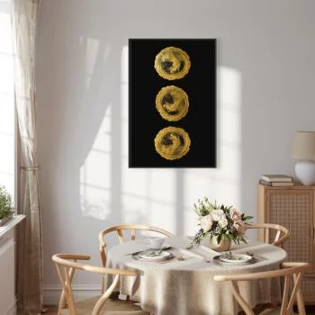 Obraz - Złote sęki (1-częściowy) pionowy - obrazek 7