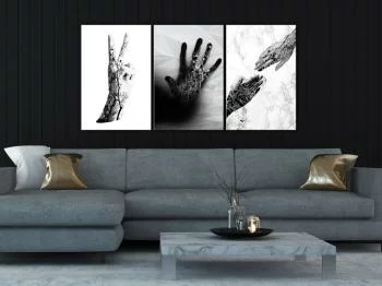 Obraz - Kobiece dłonie (3-częściowy) - obrazek 2
