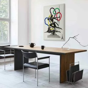 Obraz - Kobieta z psem - ilustracja - obrazek 7