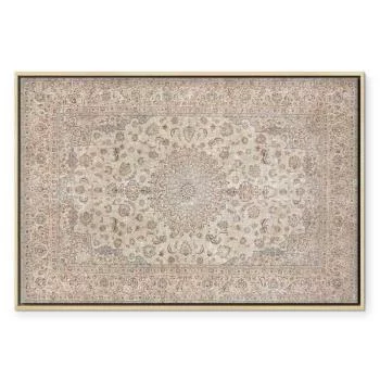 Obraz - Piaskowy dywan - przetarty perski dywan z bogatymi motywami zdobniczymi - obrazek 2