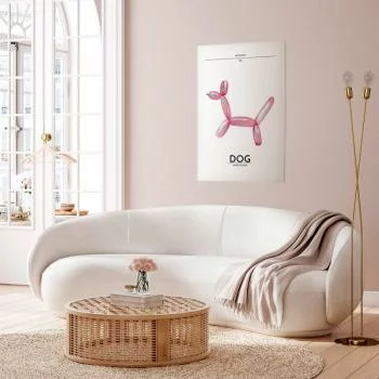 Plakat - Holo-Dog - Kolorowy pies w stylu retro - obrazek 2