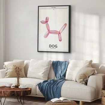 Obraz - Holo-Dog - Kolorowy pies w stylu retro - obrazek 2
