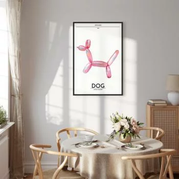 Obraz - Holo-Dog - Kolorowy pies w stylu retro - obrazek 6