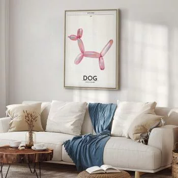 Obraz - Holo-Dog - Kolorowy pies w stylu retro - obrazek 2