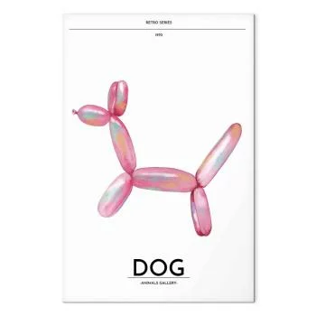 Obraz - Holo-Dog - Kolorowy pies w stylu retro - obrazek 2