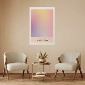 Plakat - Peaceful Drift - Delikatne pastelowe odcienie tworzące harmonijną całość - obrazek 2