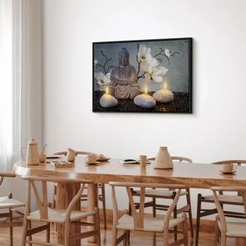 Obraz - Budda i kamienie (1-częściowy) szeroki - obrazek 6