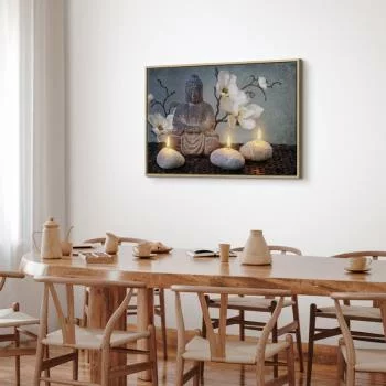 Obraz - Budda i kamienie (1-częściowy) szeroki - obrazek 6