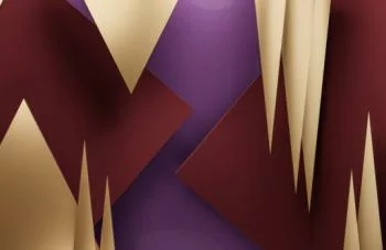 Fototapeta 3D - ostre trójkąty - obrazek 2
