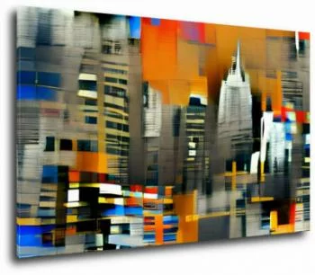 Obraz abstrakcja - New York City - obrazek 2