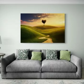 Obraz do pokoju - drzewo w kształcie serca