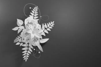 Fototapeta 3D - jasna kompozycja kwiatowa