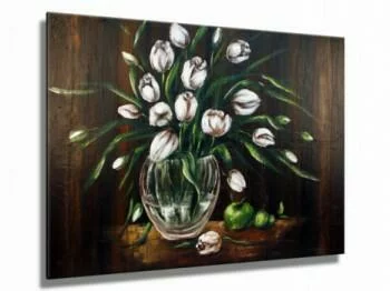 Obraz ręcznie malowany - tulipany
