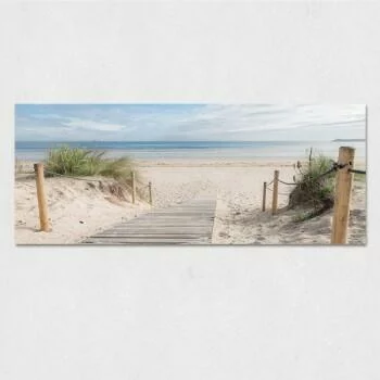 Obraz na szkle - plaża