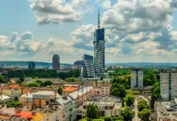 Duży obraz na płótnie - panorama Rzeszowa - obrazek 3