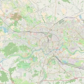 Obraz mapa Krakowa - obrazek 2