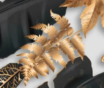 Fototapeta 3D - egzotyczne liście