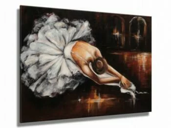 Obraz ręcznie malowany - płacząca baletnica