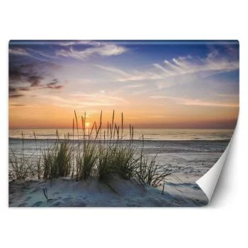 Fototapeta, Zachodzące słońce na plaży - obrazek 2