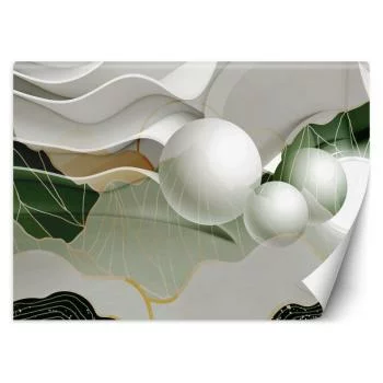Fototapeta, Abstrakcyjne fale kule 3D - obrazek 2