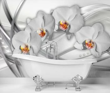 Fototapeta, Abstrakcyjne orchidee