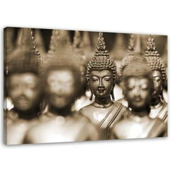 Obraz na płótnie, Budda w tłumie - obrazek 2