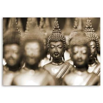 Obraz na płótnie, Budda w tłumie - obrazek 3