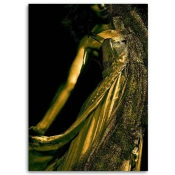 Obraz na płótnie, Kobieta w złotym pyle - obrazek 3