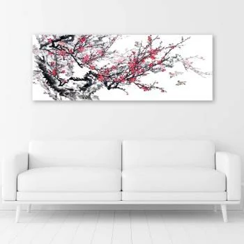 Obraz na płótnie, Japońskie kwiaty wiśni
