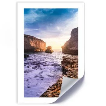 Plakat, Ocean i skały - obrazek 2