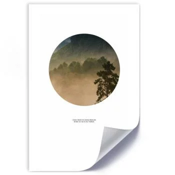 Plakat, Las w kole - obrazek 2