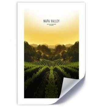 Plakat, Winnice w Napa Vallley - obrazek 2