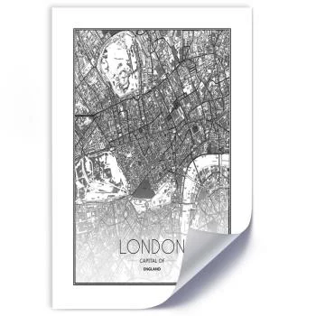 Plakat, Plan Londynu - obrazek 2
