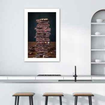 Plakat, Wieża z czekolady deserowej