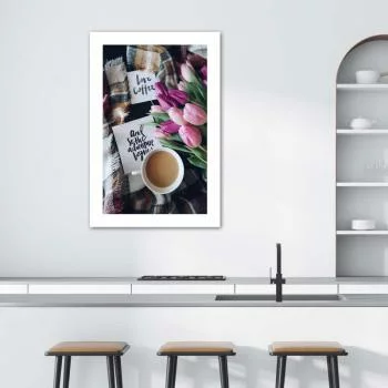 Plakat, Poranek przy kawie