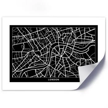 Plakat, Plan miasta Londyn - obrazek 2