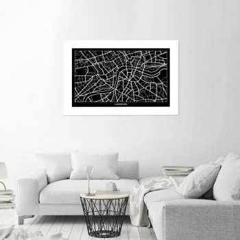Plakat, Plan miasta Londyn