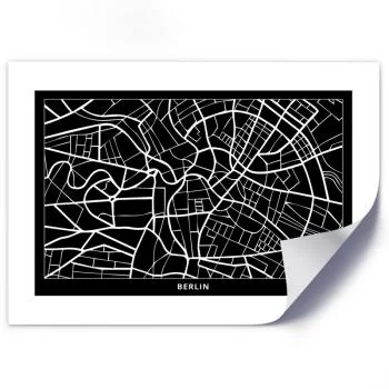 Plakat, Plan miasta Berlin - obrazek 2