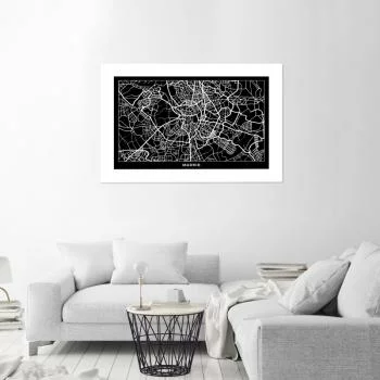 Plakat, Plan miasta Madryt